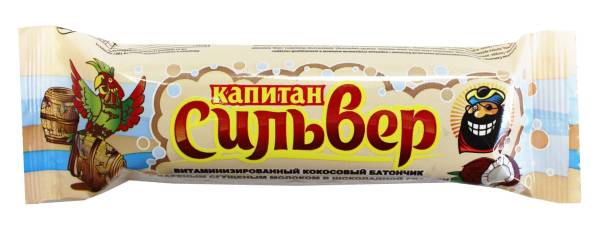 Изображение товара Батончик шоколад капитан сильвер (глазурь, сгущен.молоко) 50г Батончик шоколад капитан сильвер (глазурь, сгущен.молоко) 50г фотография
